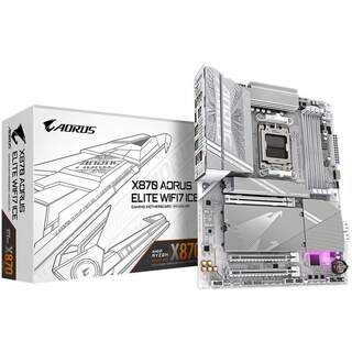 Gigabyte X870 AORUS ELITE WIFI7 ICE AMD X870 Chipset Socket AM5 ATX Desktop Motherboard