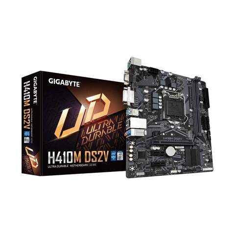 Gigabyte H410M DS2V Intel H410 Chipset LGA1200 Micro ATX Desktop Motherboard