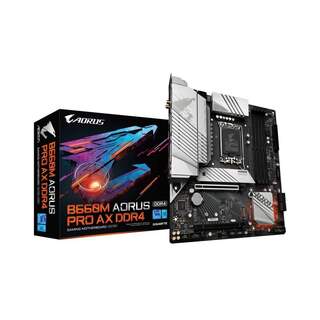 Gigabyte B660M AORUS PRO AX DDR4 with Wi-Fi Intel B660 Chipset LGA1700 DDR4 Micro ATX Desktop Motherboard