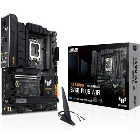 ASUS TUF GAMING B760-PLUS WIFI Intel B760 Chipset LGA1700 DDR5 ATX Desktop Motherboard
