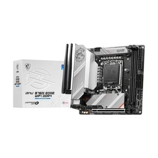 MSI MPG B760I EDGE WIFI DDR4 Intel B760 Chipset LGA1700 DDR4 Mini ITX Desktop Motherboard