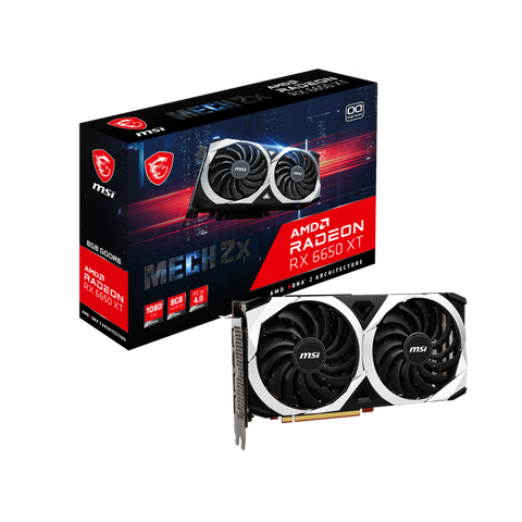MSI Radeon RX 6650 XT MECH 2X OC 8GB Graphics Card