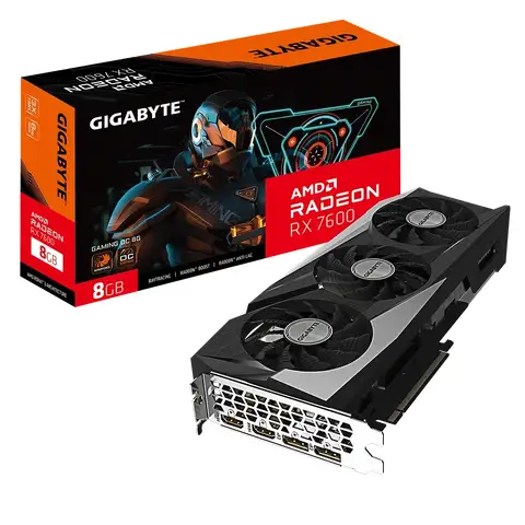 Gigabyte Radeon RX 7600 GAMING OC 8GB Graphics Card