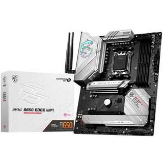 MSI MPG B650 EDGE WIFI AMD B650 Chipset Socket AM5 ATX Desktop Motherboard