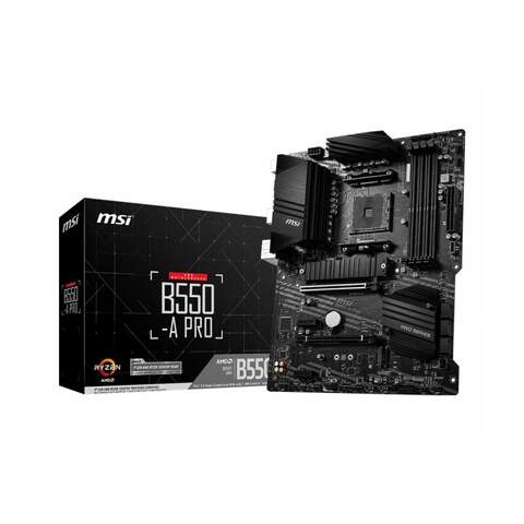 MSI B550-A PRO AMD B550 Chipset Socket AM4 ATX Desktop Motherboard