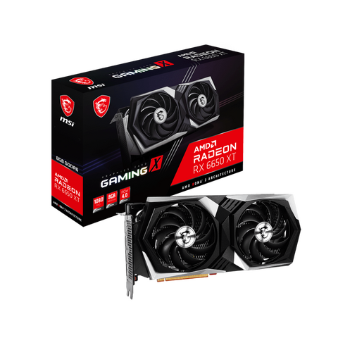 MSI Radeon RX 6650 XT Gaming X 8GB GDDR6 Graphics Card