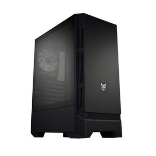 FSP CMT260 Tempered Glass Mid-Tower ATX Case — Black