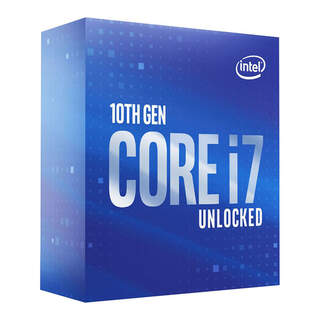 Intel Core i7-10700K Octa Core CPU with HyperThreading No Cooler Unlocked Multiplier LGA1200 3.8GHz (5.1GHz Turbo)