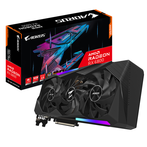 Gigabyte Radeon RX 6800 AORUS MASTER 16GB Graphics Card