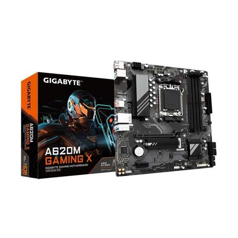Gigabyte A620M GAMING X AMD A620 Chipset Socket AM5 Micro ATX Desktop Motherboard