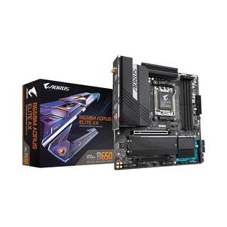 Gigabyte B650M AORUS ELITE AX with Wi-Fi AMD B650 Chipset Socket AM5 Micro ATX Desktop Motherboard