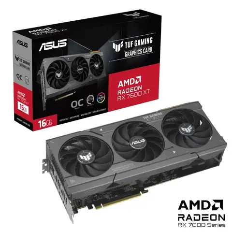 ASUS TUF GAMING Radeon RX 7600 XT OC Edition 16GB GDDR6 Graphics Card