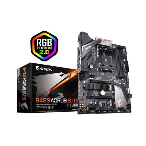 Gigabyte B450 AORUS ELITE AMD B450 Chipset Socket AM4 ATX Desktop Motherboard