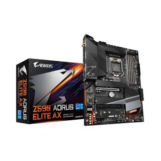 Gigabyte Z590 AORUS ELITE AX with Wi-Fi Intel Z590 Chipset LGA1200 ATX Desktop Motherboard
