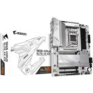 Gigabyte B650 AORUS ELITE AX ICE with Wi-Fi AMD B650 Chipset Socket AM5 ATX Desktop Motherboard